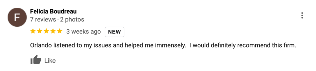 Las Vegas, NV Child Injury Lawyer Client Review